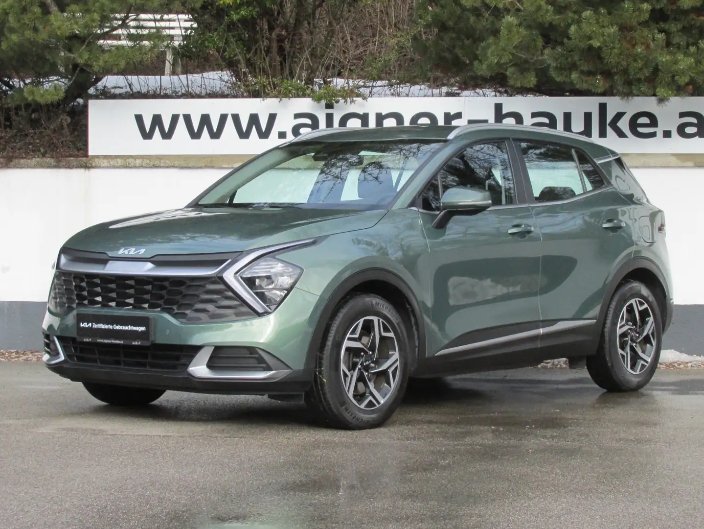 Kia Sportage 1,6 TGDI Silber Grün - 1