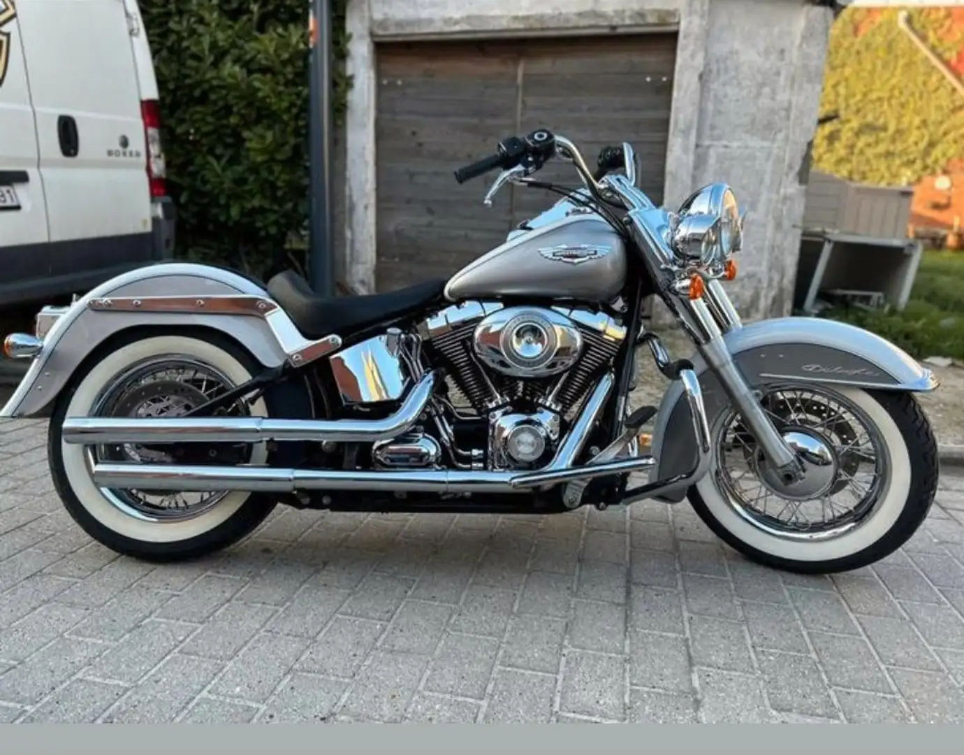 Harley-Davidson Softail de luxe Blanc - 1