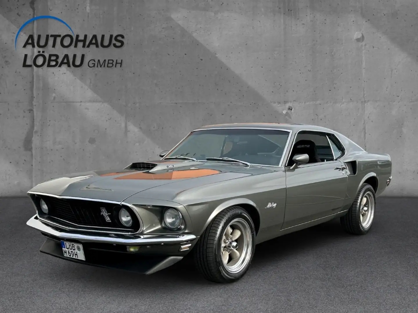Ford Mustang Fastback Sportsroof 5.7 V8 Motor 351 Vollrestaurat Grau - 1