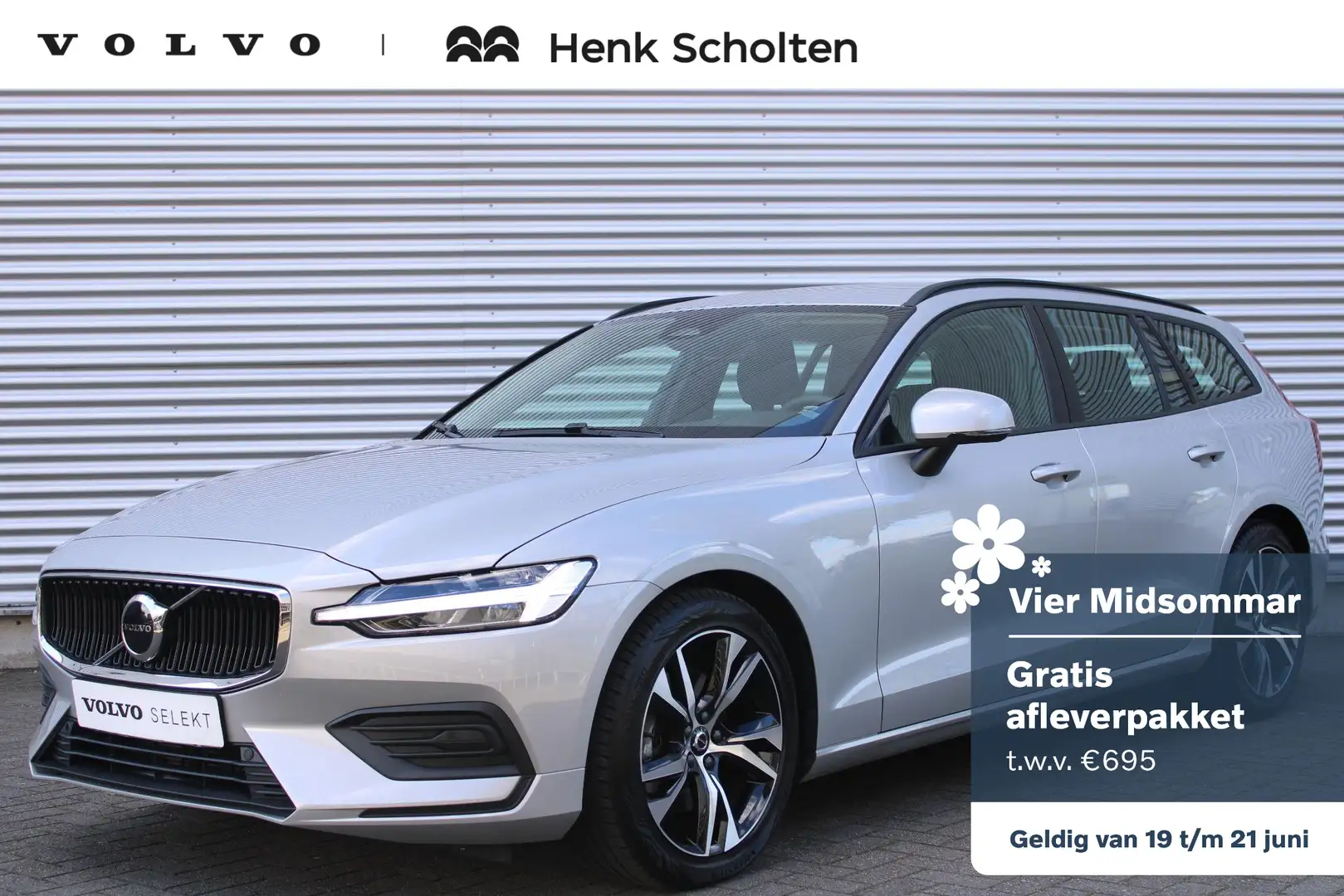 Volvo V60 B3 Automaat Essential | Trekhaak Semi Elektrisch I Gris - 1