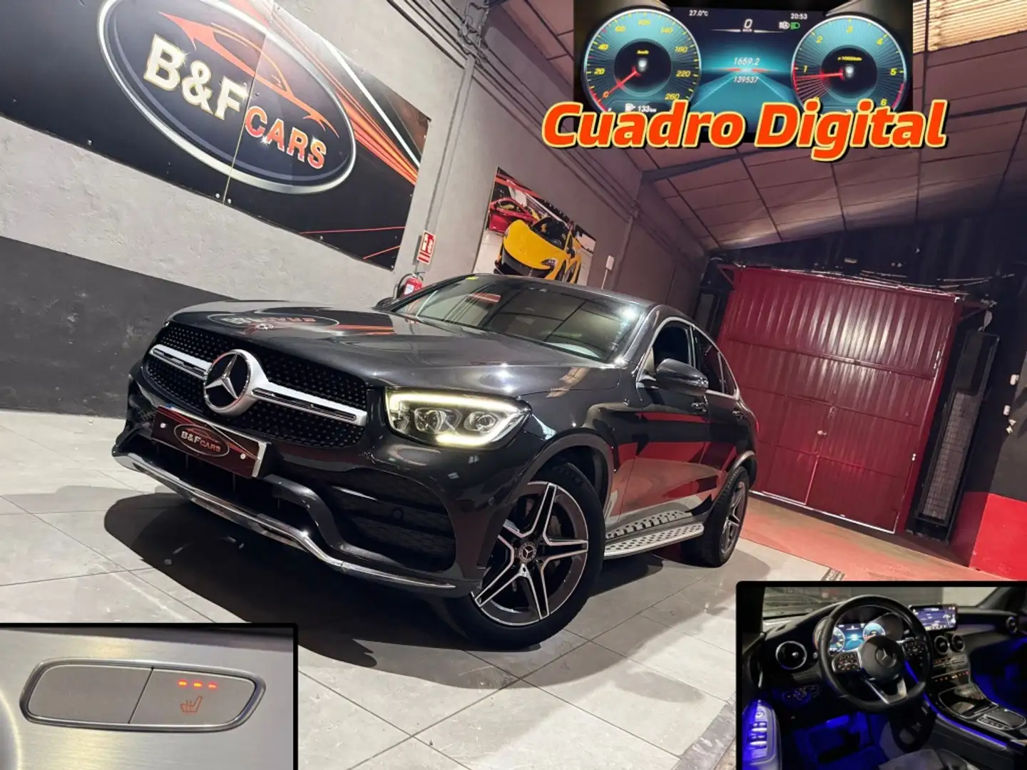 Mercedes-Benz GLC 220 Coupé 220d 4Matic 9G-Tronic Gris - 1