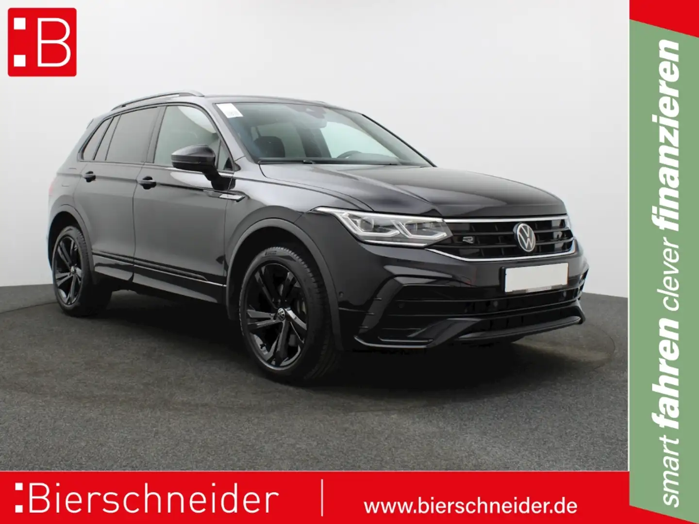 Volkswagen Tiguan 2.0 TDI DSG 4Mo. RLine BLACK-STYLE PANO AHK NAVI K Schwarz - 1