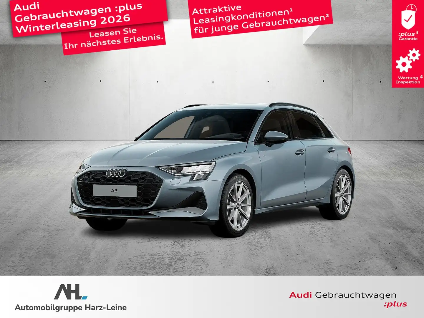 Audi A3 Sportback 35 TDI advanced S-tronic LED Navi ACC RF Grau - 1