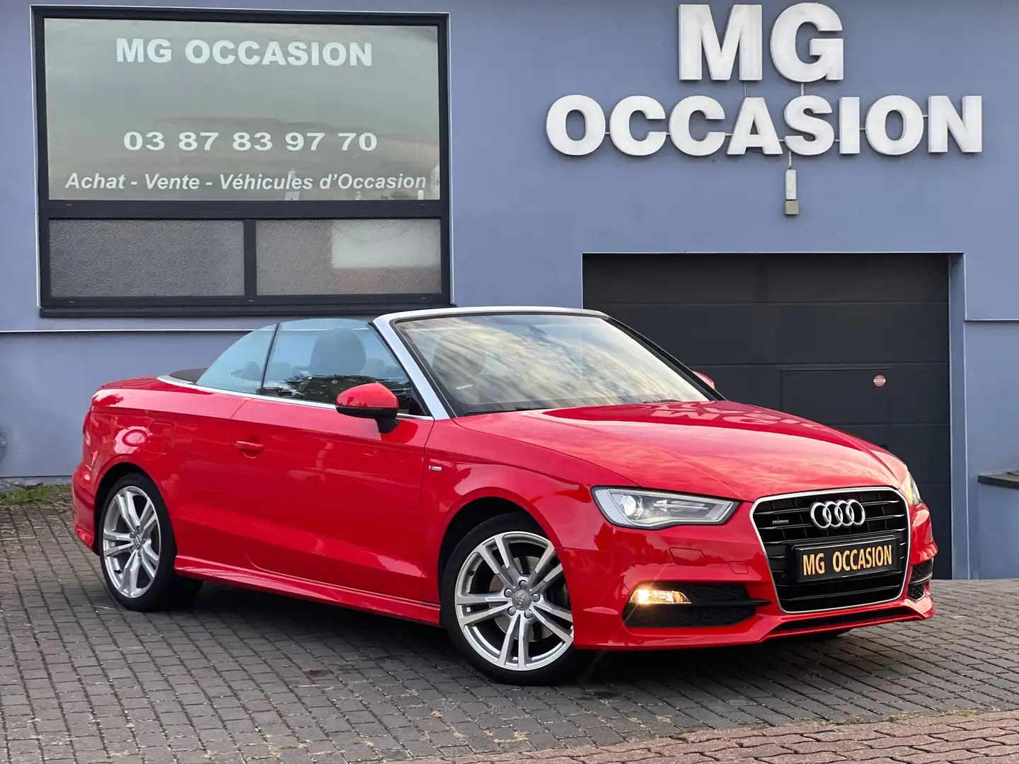 Audi A3 Cabriolet 1.8 TFSI 180 Quattro S line S tronic 6 Rood - 1