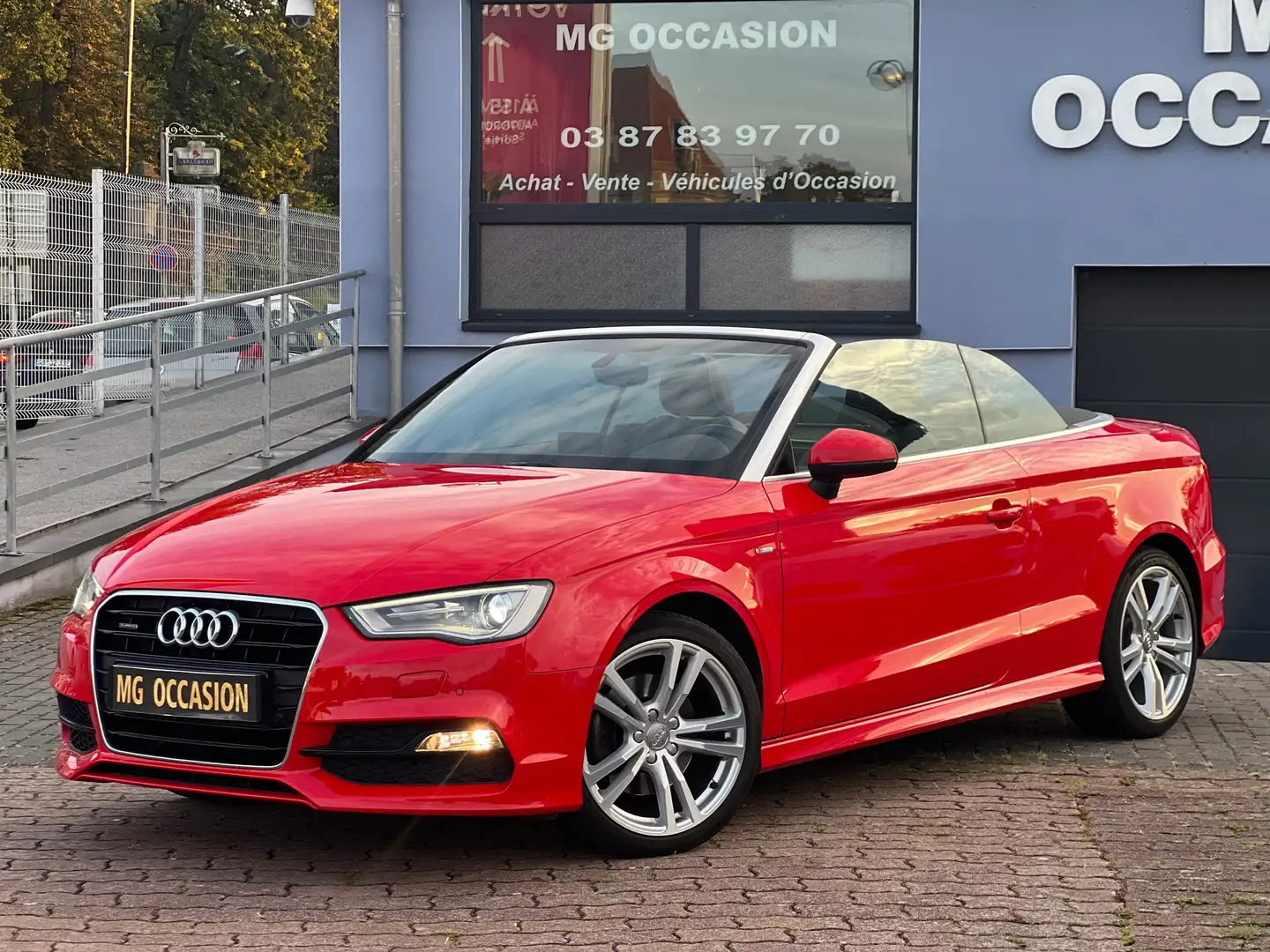 Audi A3 Cabriolet 1.8 TFSI 180 Quattro S line S tronic 6 Rood - 2