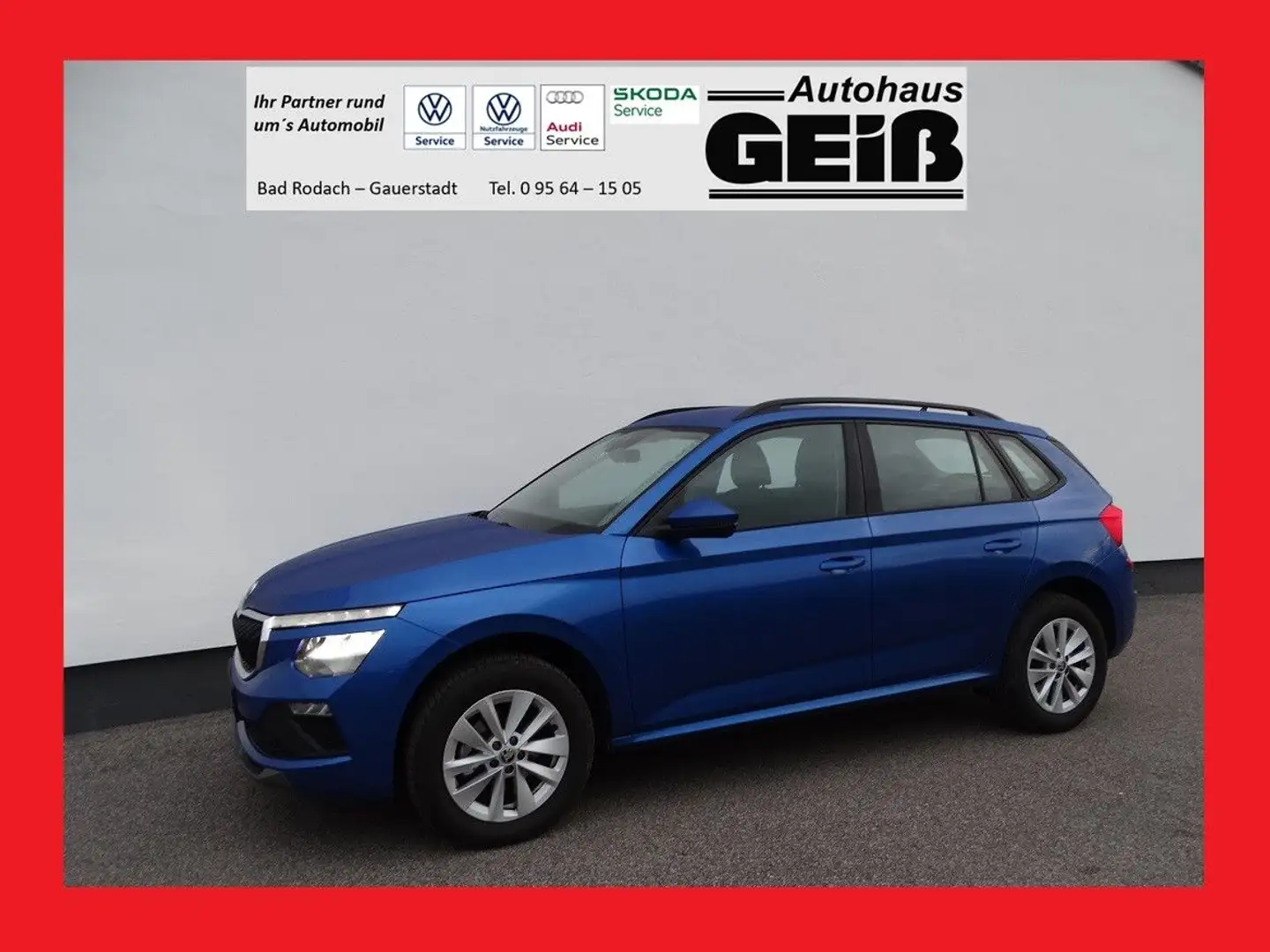 Skoda Kamiq 1.0 TSI DSG Selection Shz/GRA/PDC/NWGarant Blau - 1