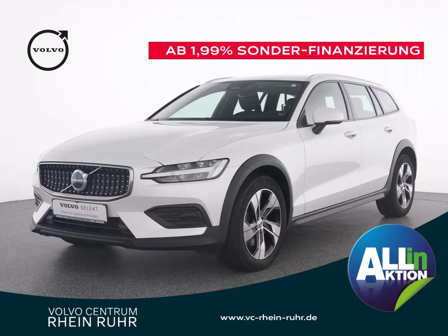 Volvo V60 Cross Country B4 AWD Plus+WP+RFK+KL+DAB+ Blanc - 1