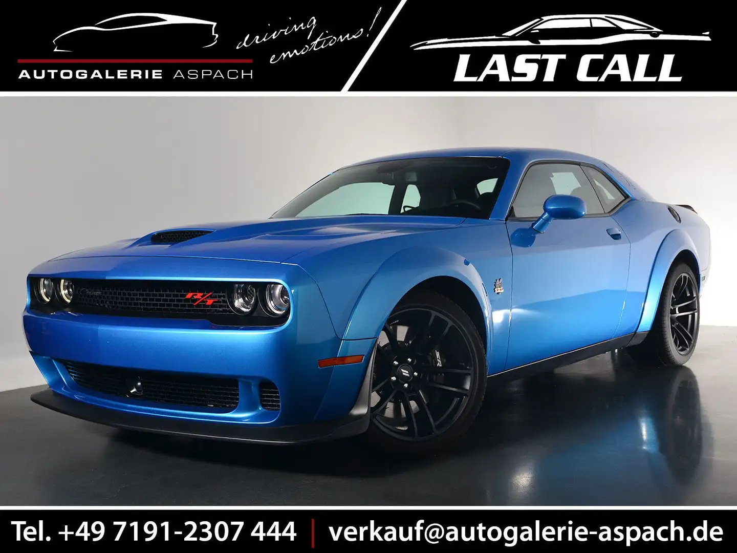 Dodge Challenger ScatPack Widebody LastCall 2JGarantie Modrá - 1