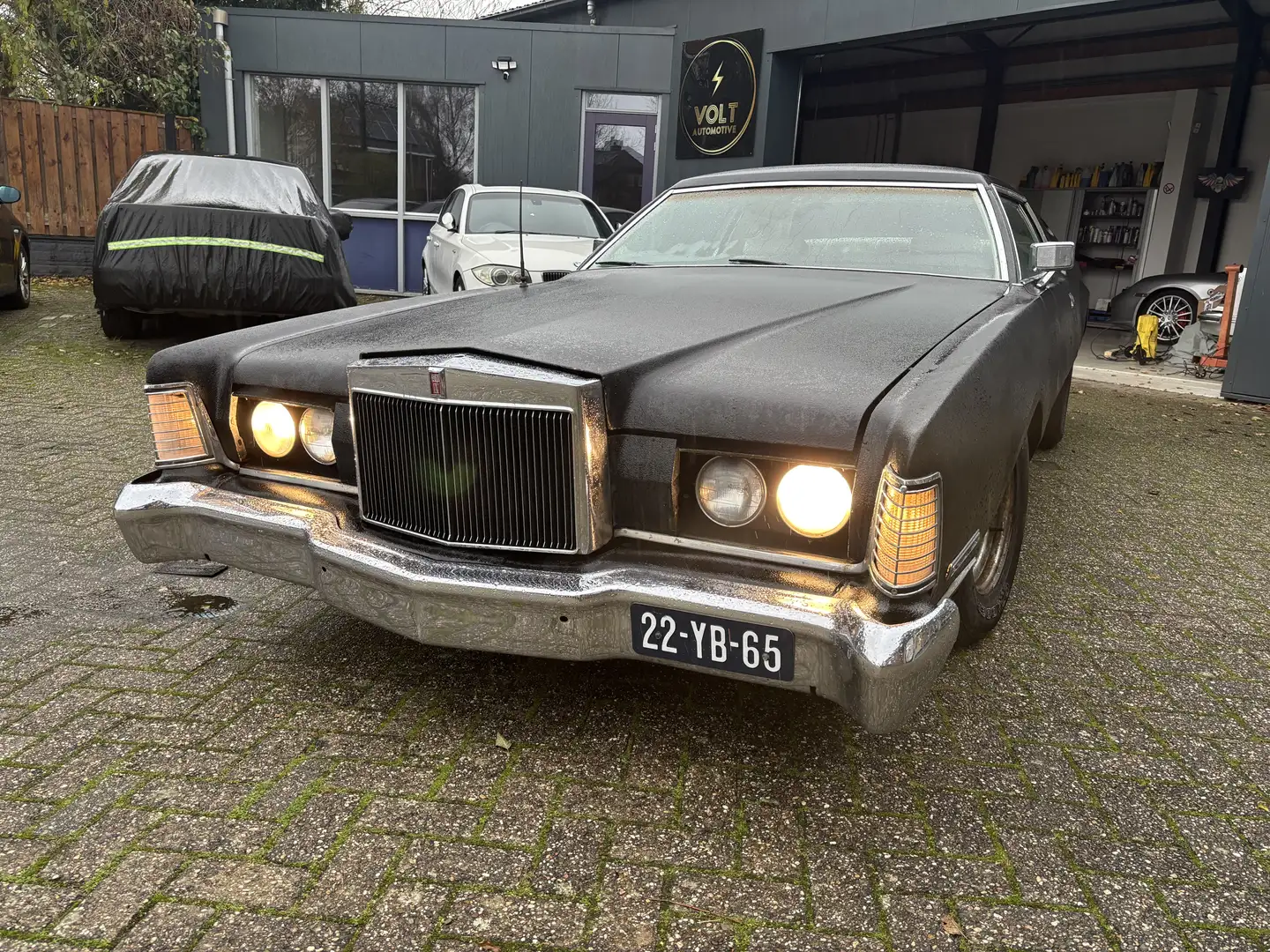 Lincoln Continental 7.5 V8 Mark IV 1973 oldtimer Zwart - 2