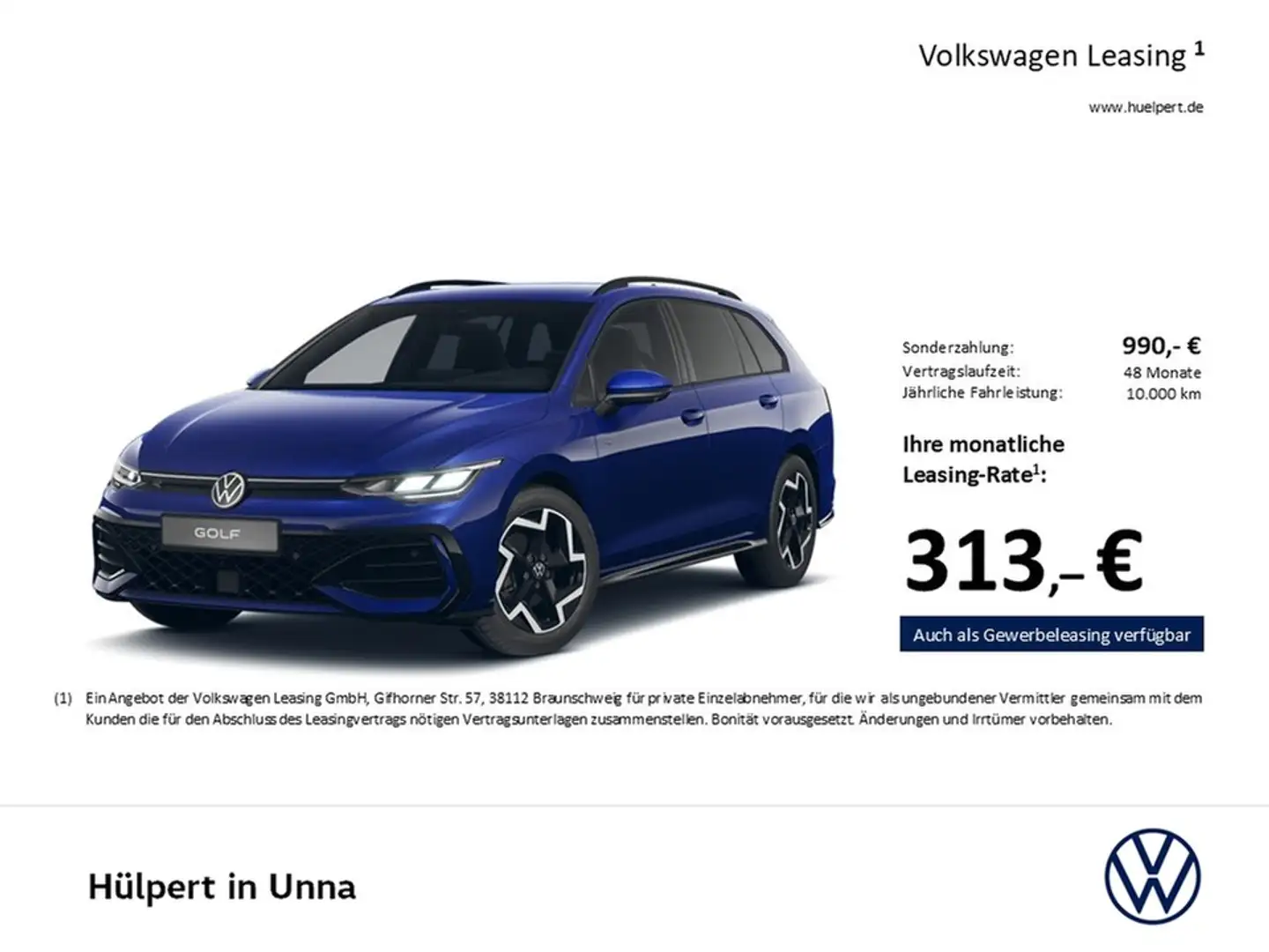Volkswagen Golf Variant VIII 1.5 R-LINE FACELIFT 360CAM ACC Blau - 2