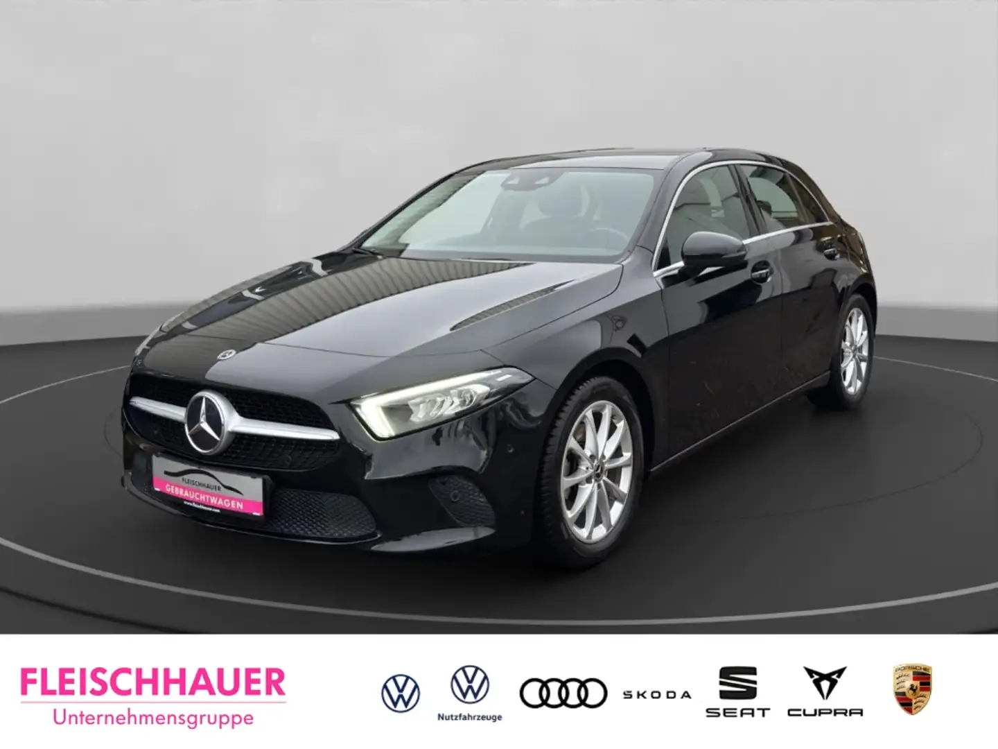Mercedes-Benz A 200 Progressiv LED+RK+Navi+PDC+CarPlay+Media-Display Schwarz - 1