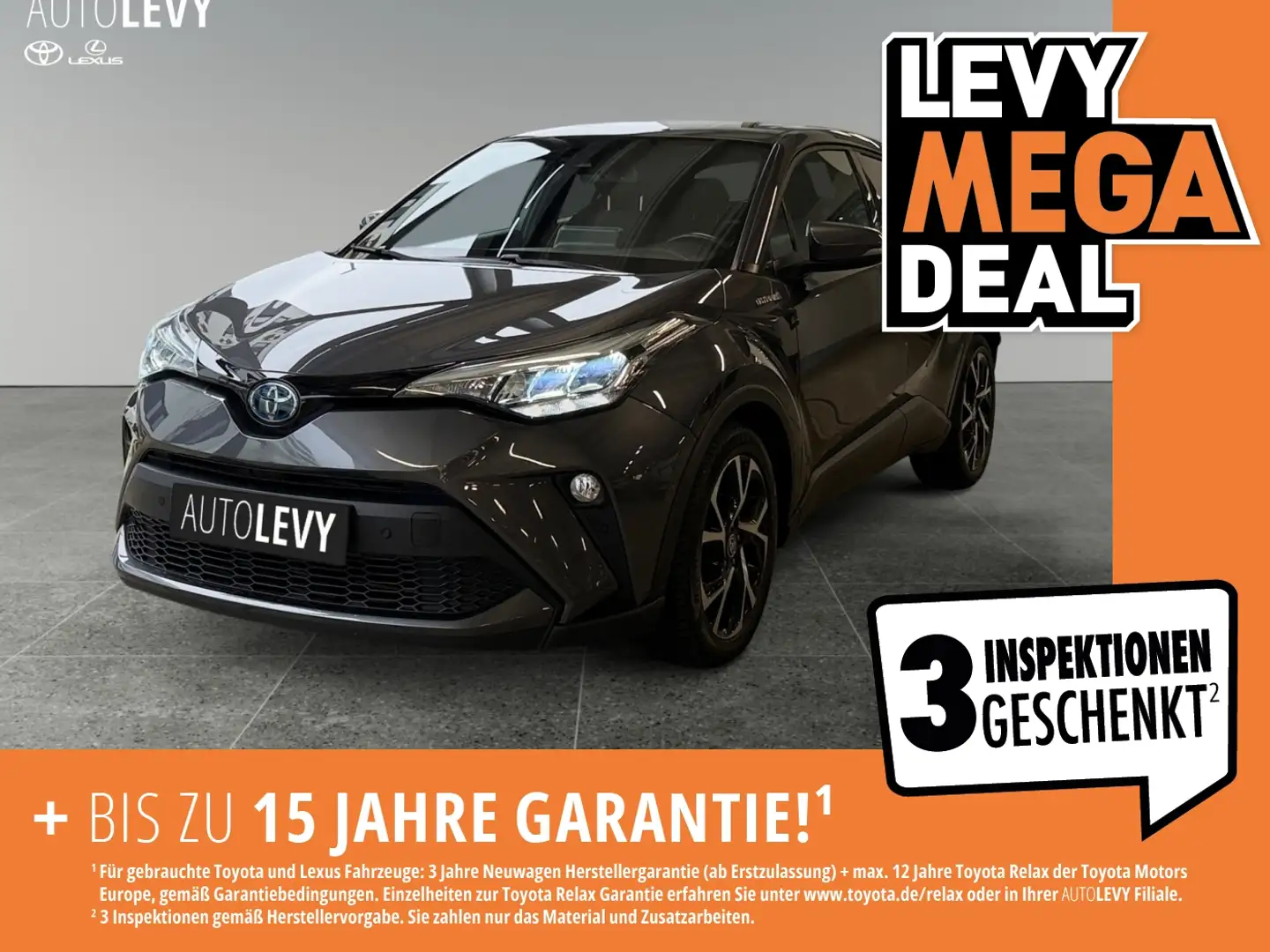 Toyota C-HR 2.0 Team D +Rückfahrkamera+CarPlay+PDC+ Grau - 1