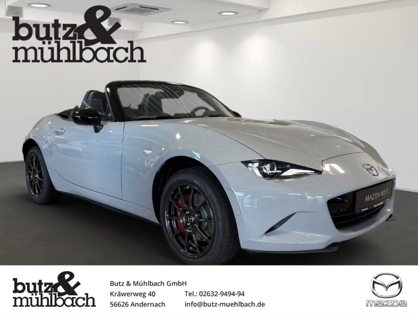 Mazda MX-5 Homura 1.5 SKYACTIV-G 132 EU6e Navi Soundsystem Bo siva - 1