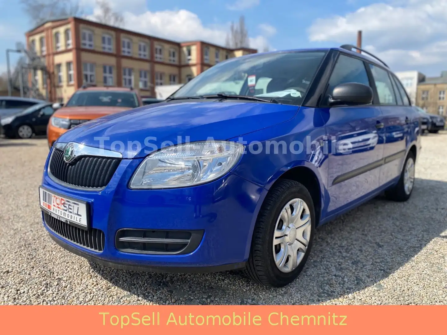 Skoda Fabia Combi 1.2l Classic Klima 1.Hand AHK Euro4 Azul - 1