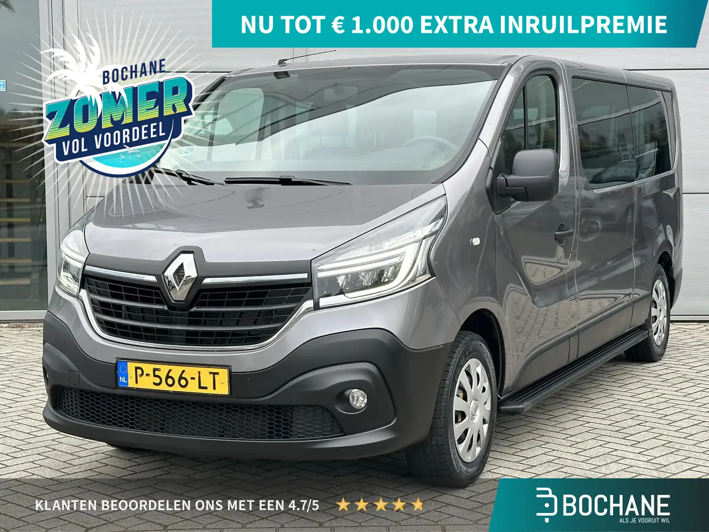 Renault Trafic Passenger 2.0 dCi 120 Grand Zen | 9-Persoons | Nav Grijs - 1