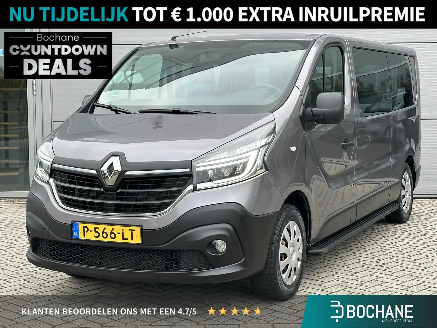 Renault Trafic Passenger 2.0 dCi 120 Grand Zen | 9-Persoons | Nav Grijs - 1
