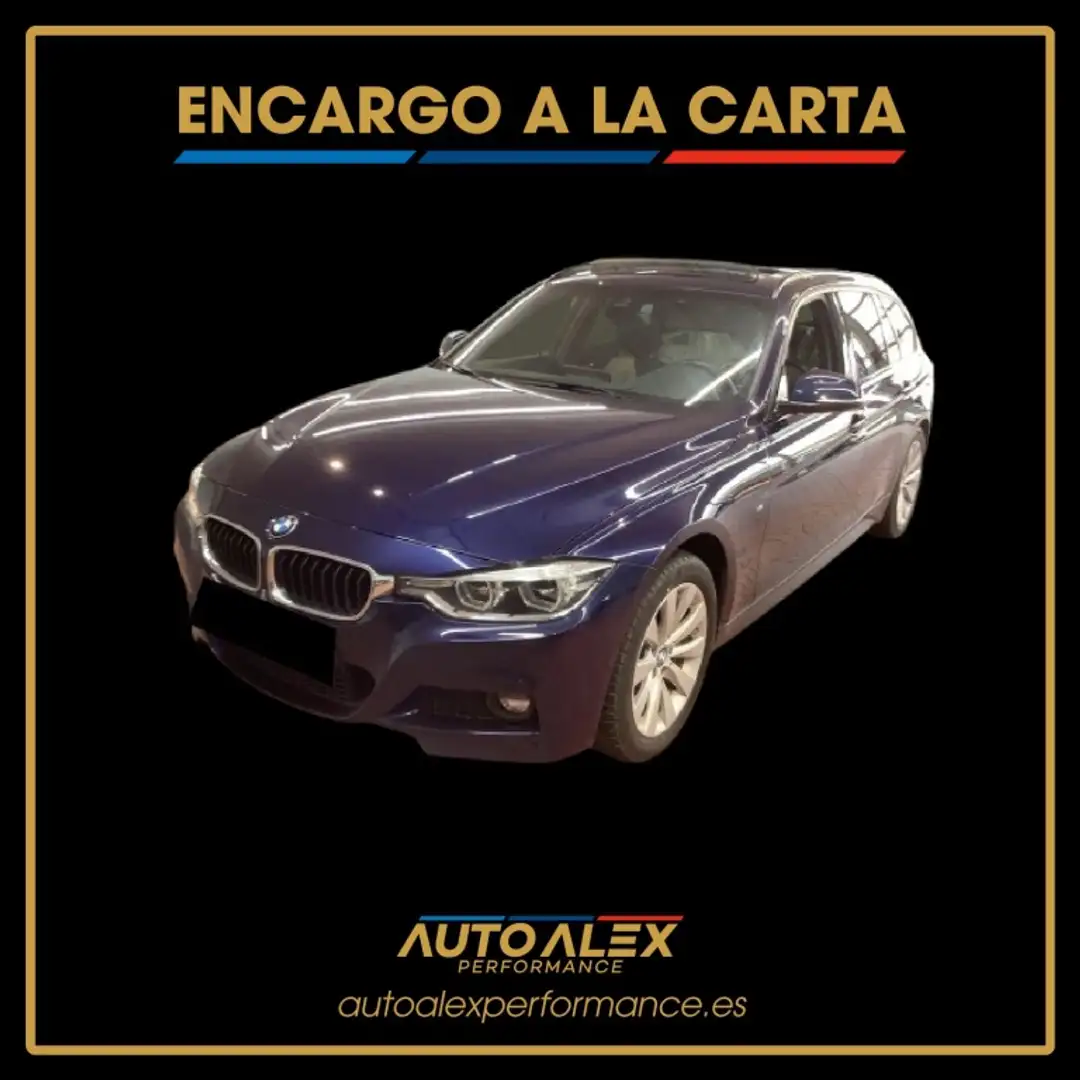 BMW 335 335dA Touring xDrive Bleu - 1