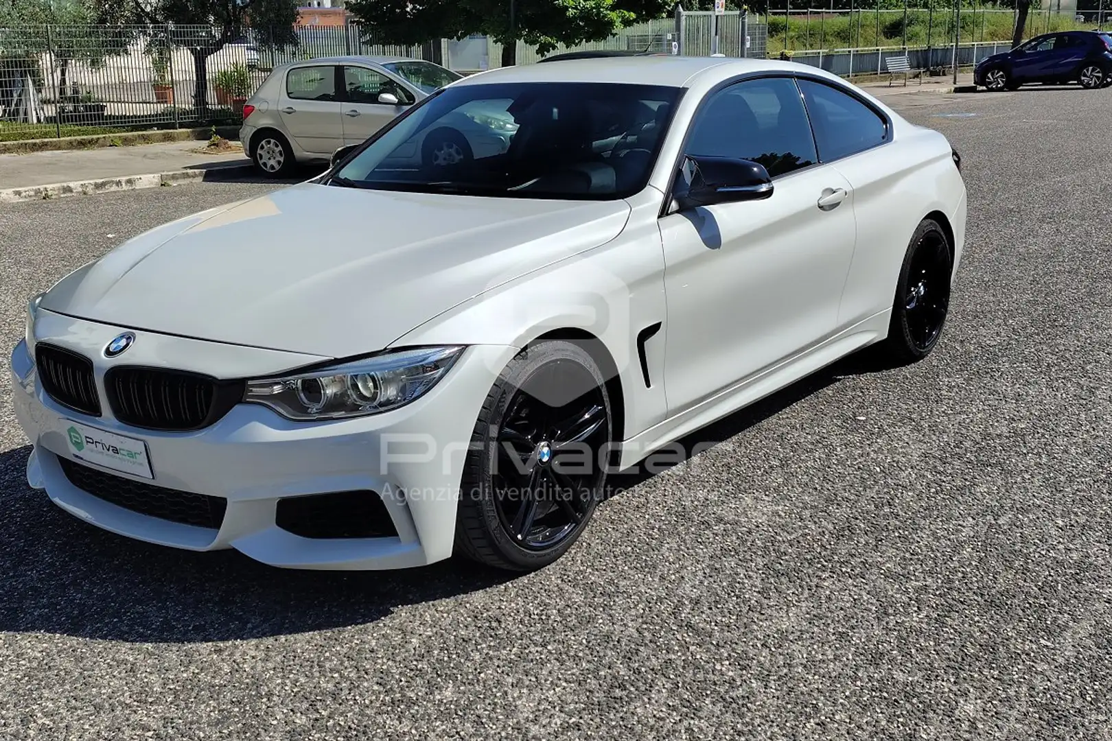 BMW 420 420d Coupé Blanc - 1