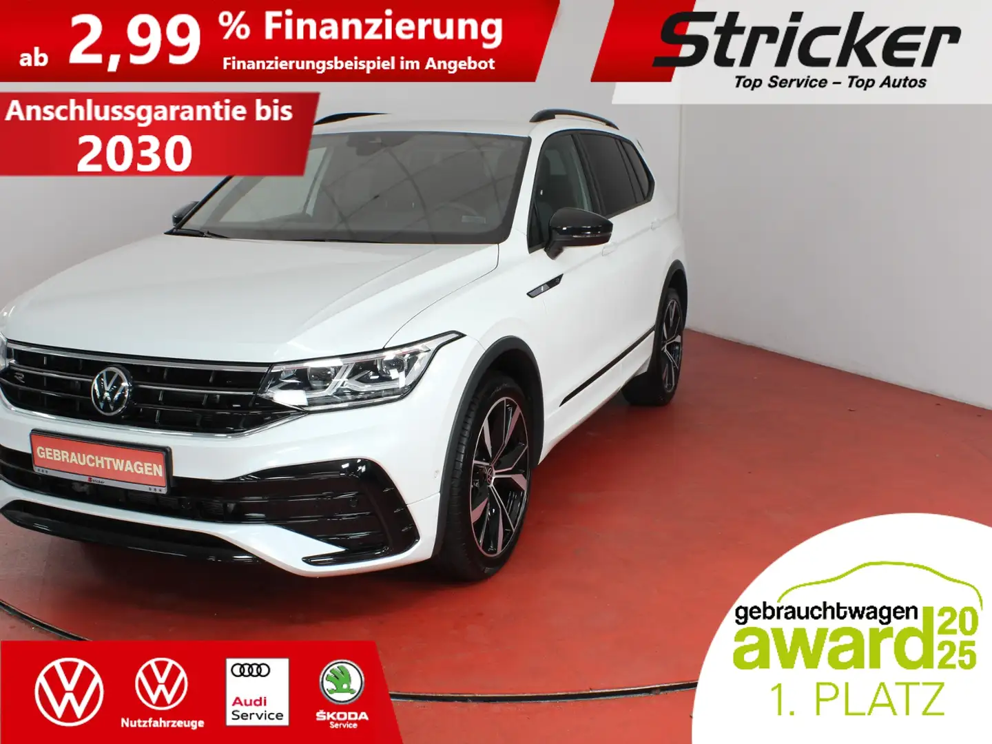 Volkswagen Tiguan Allspace R-Line Black Style 2.0TSI DSG 4M 357,-ohne Anzahl Weiß - 2