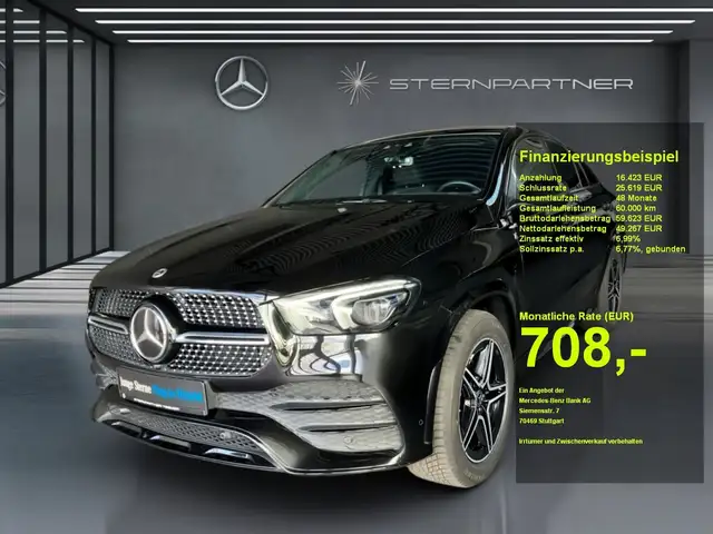 Mercedes-Benz GLE 350 de 4M Coupe+AMG+NIGHT+PANO+AHK+HUD+BURM.