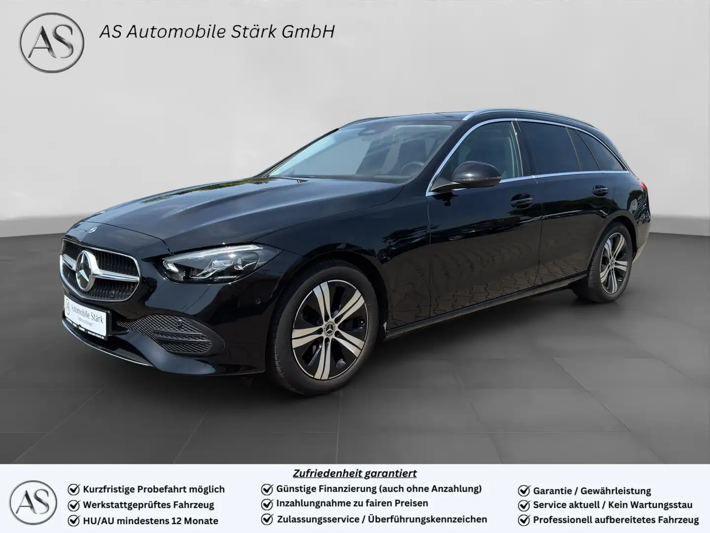 Mercedes-Benz C 200 Td 9G-Tron. Avantgarde+LED+Pano+Kamera+AHK Schwarz - 1