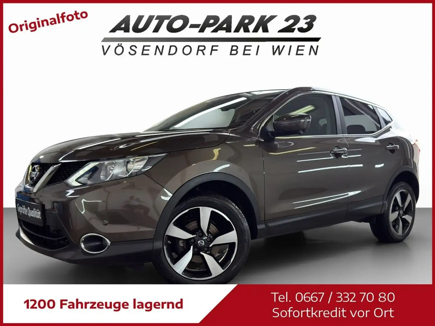 Nissan Qashqai Xtronic Aut.*360KAMERA*NAVI**NEUES-PICKERL*MOD2017 Braun - 2