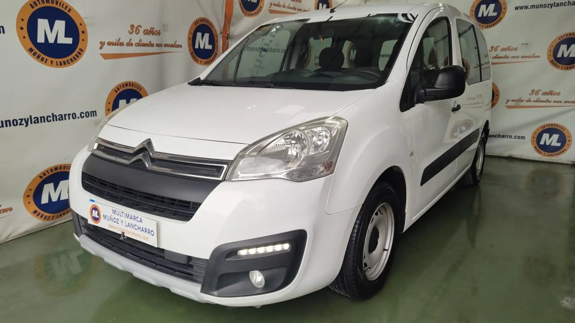 Citroen Berlingo Furgón 1.6BlueHDi 75 Blanco - 1
