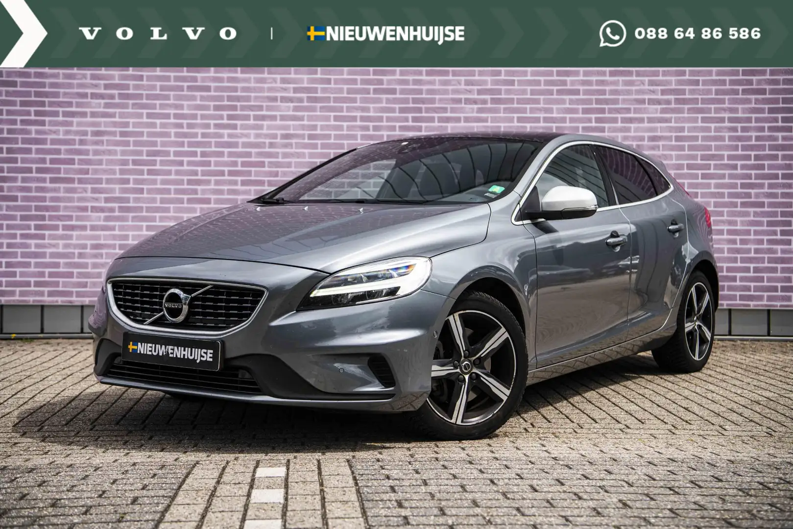 Volvo V40 1.5 T3 Polar+ Sport | standkachel | Panodak | harm Grijs - 1