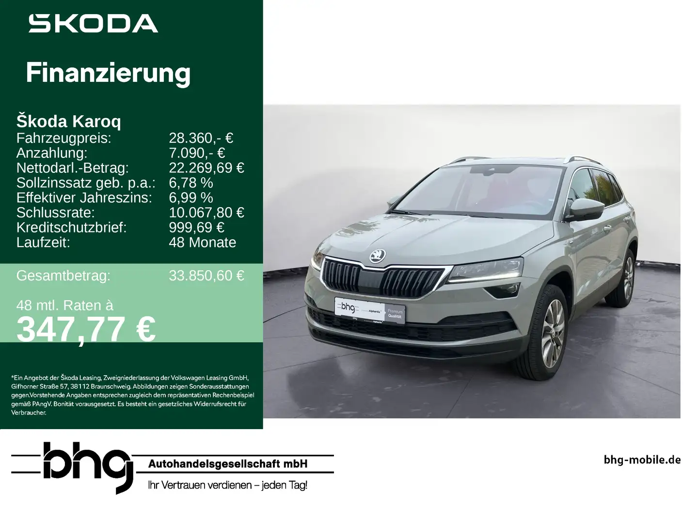 Skoda Karoq 1.5 TSI DSG TOUR TravelAssist ACC PanoDach Gris - 1