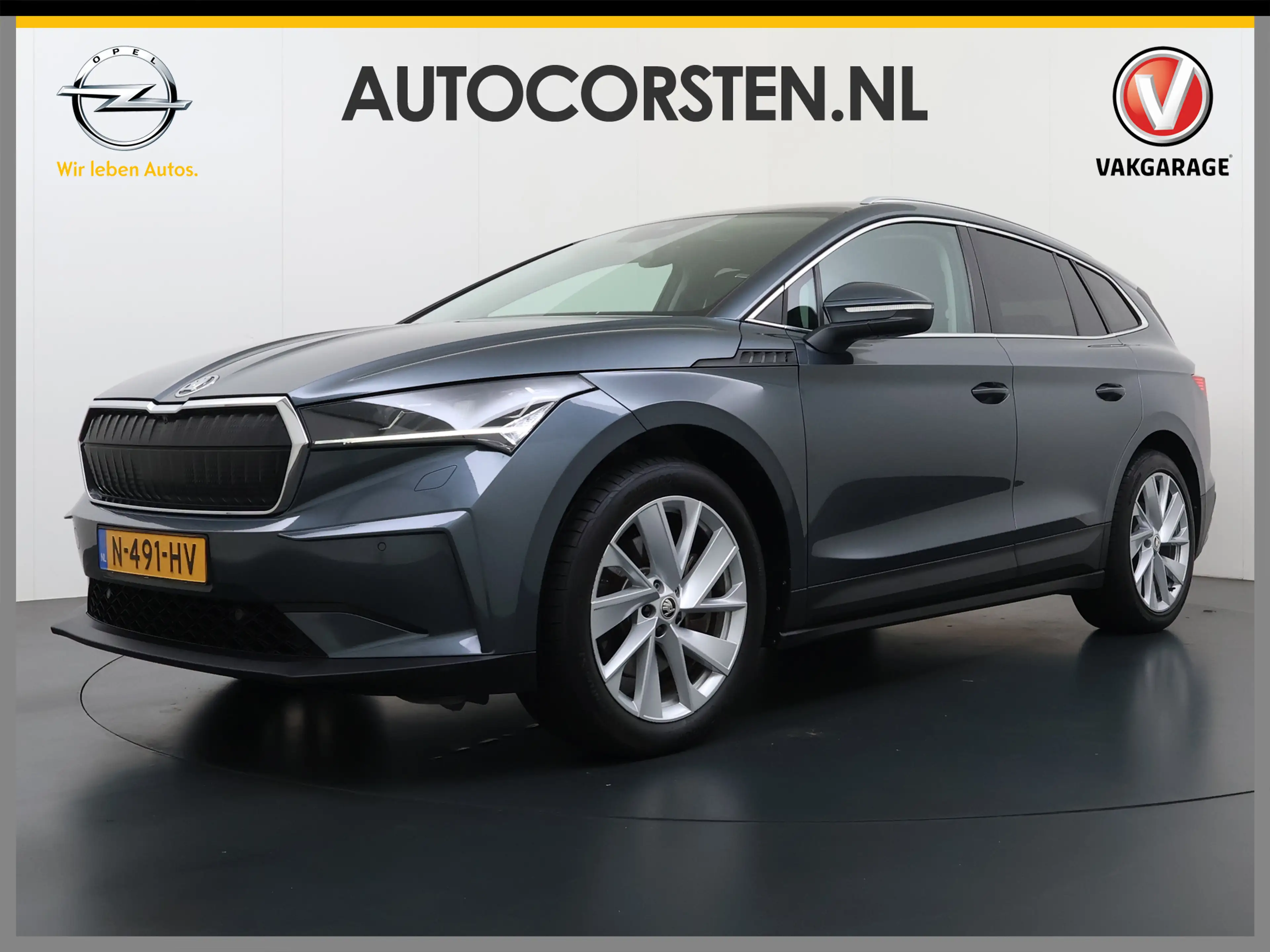 Skoda Enyaq iV 80 SOH 90% Warmtepomp Adap.Cruise Camera Stuur+