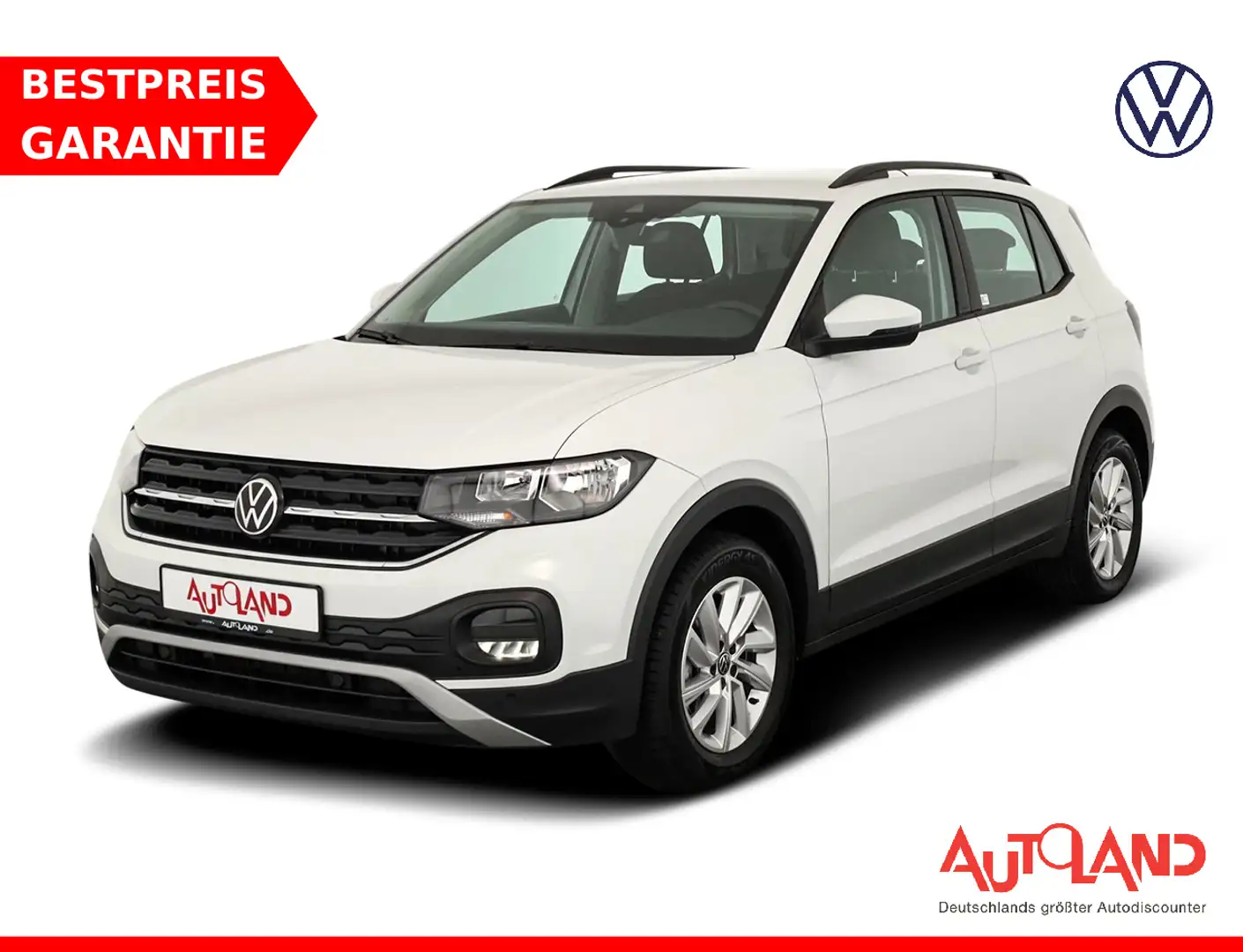Volkswagen T-Cross 1.0 TSI DSG ACC Digitales Cockpit PDC Weiß - 1