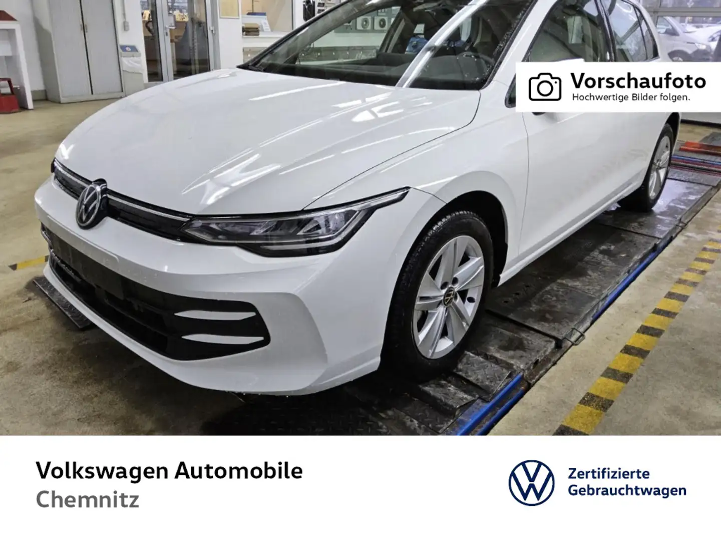 Volkswagen Golf VIII 1.5 TSI Life*AHK*LED*ACC*Sitzheizung* Weiß - 1