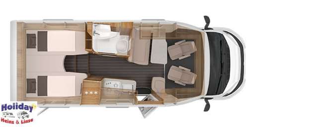 Knaus Van TI 640 MEG VANSATION Licht& Assistent,Rahmen