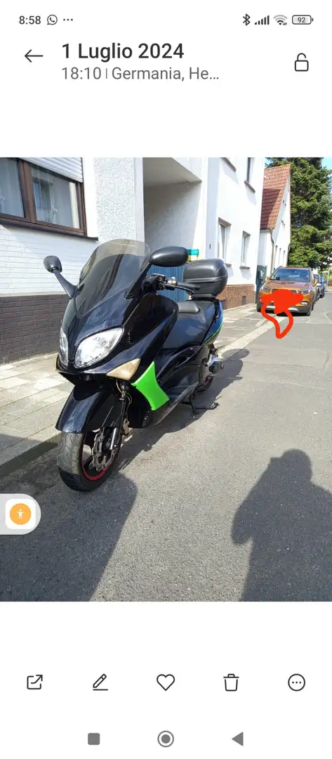 Yamaha TMAX 500 maxiscooter Negro - 2