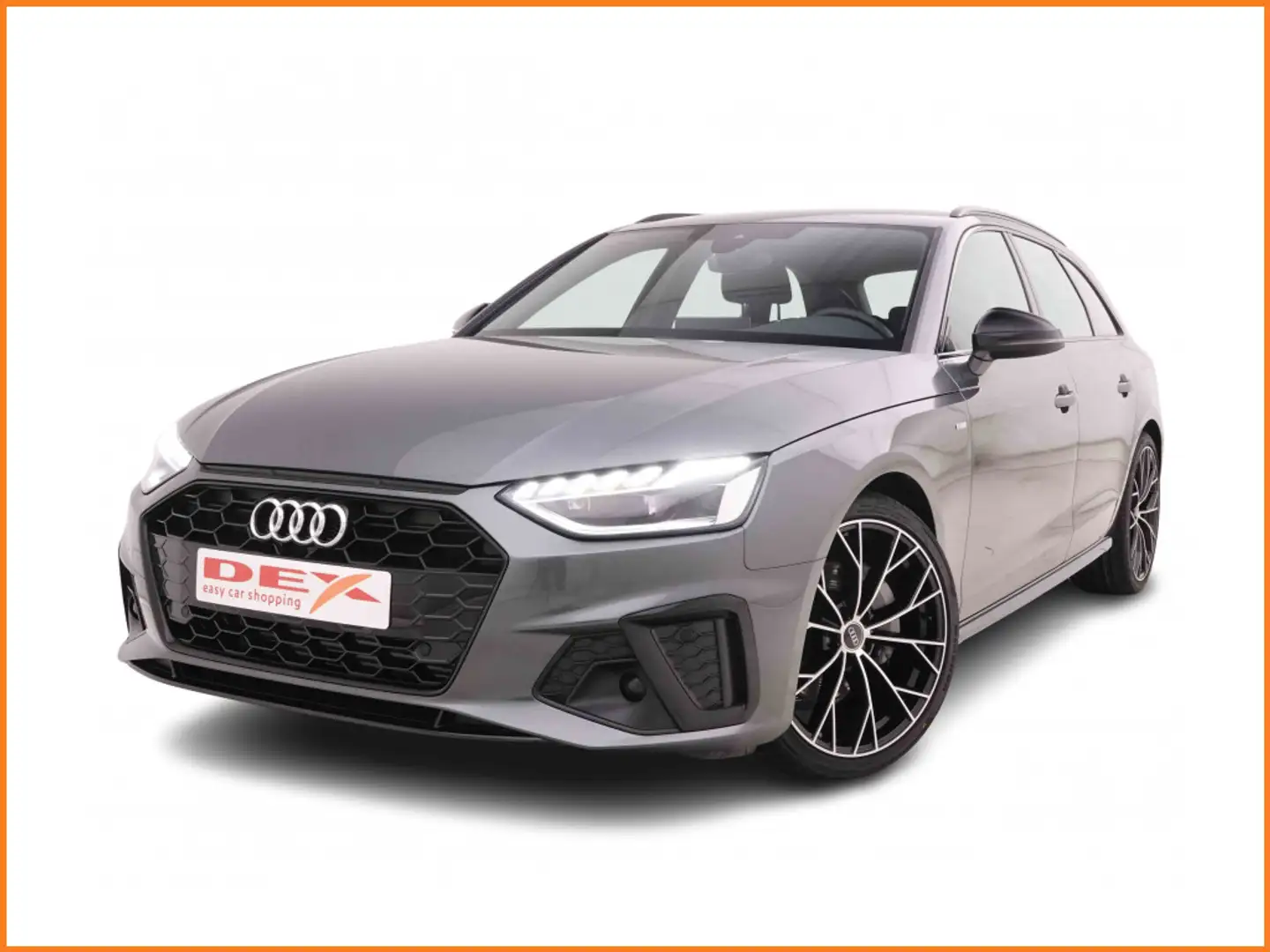 Audi A4 40 TFSi 204 AT Avant S-Line Shadow + GPS Plus + Vi Grijs - 1