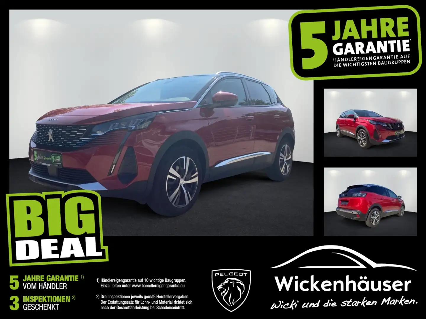 Peugeot 3008 BlueHDi 130 Roadtrip LED Navi Kamera Rot - 1