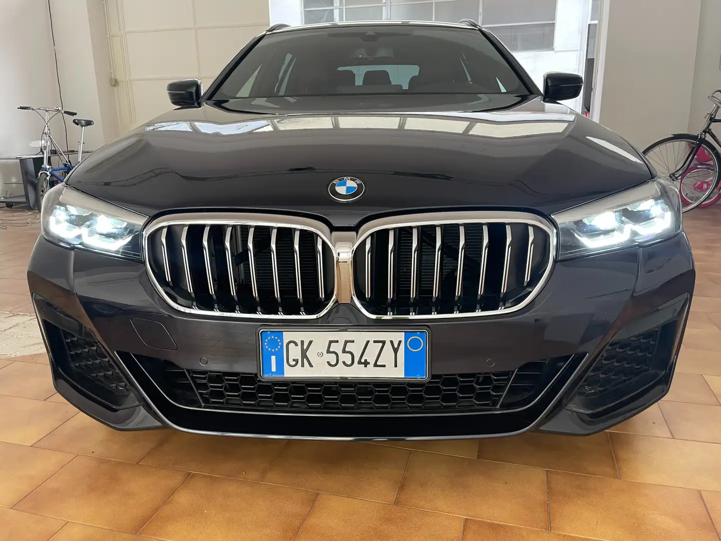 BMW 518 518d Touring mhev 48V Msport auto Azul - 2