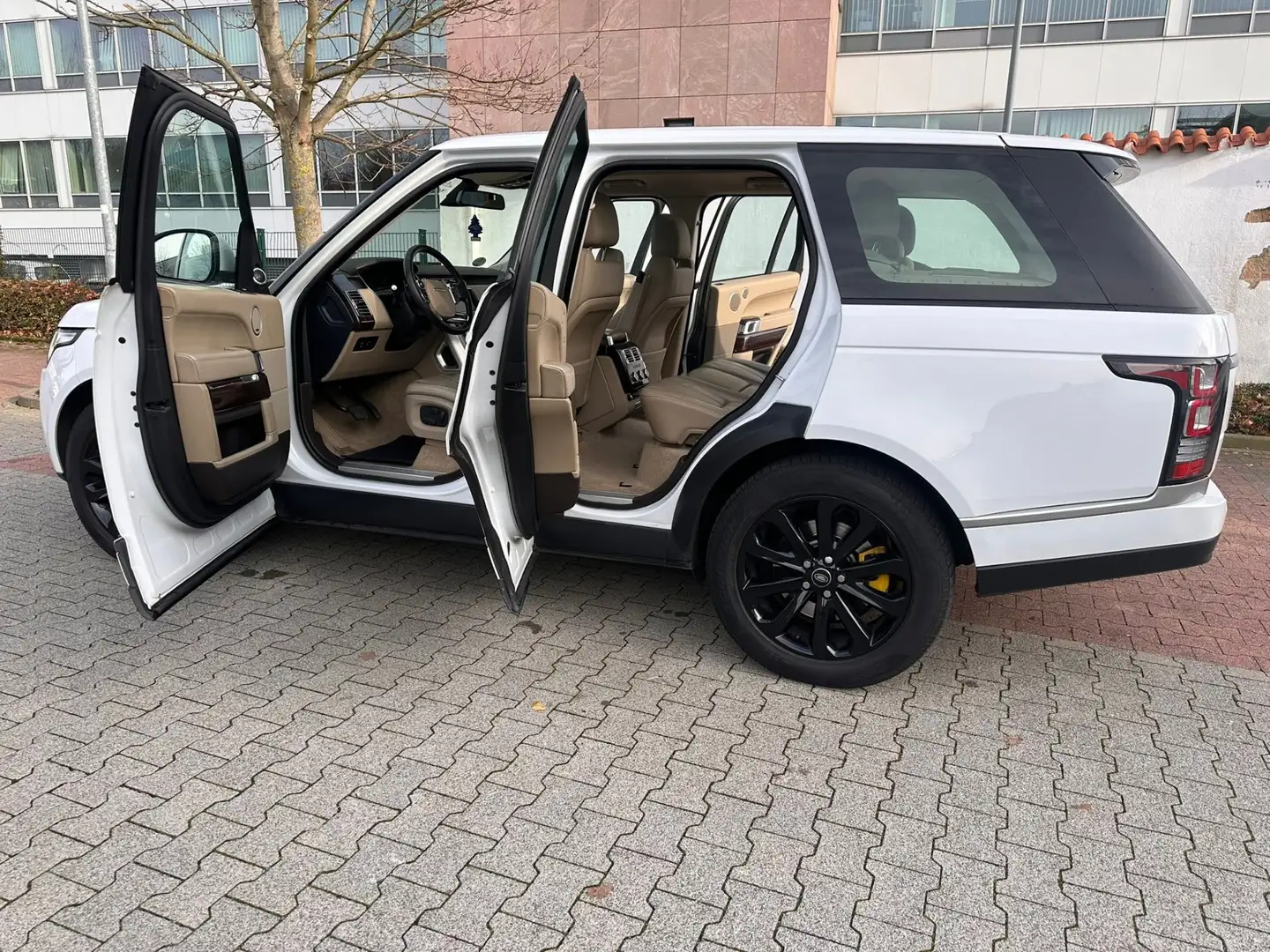 Land Rover Range Rover 3.0 V6|Leder-beige|Pano|22" Blanc - 1