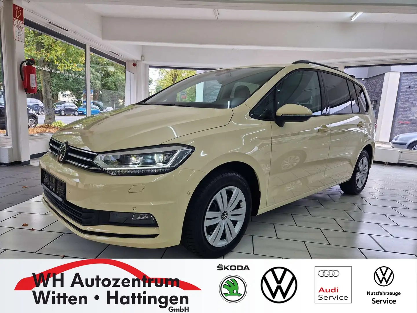 Volkswagen Touran 2,0 TDI DSG TAXI LED, Taxameter Halle 06, 7-Sitzer Beige - 1