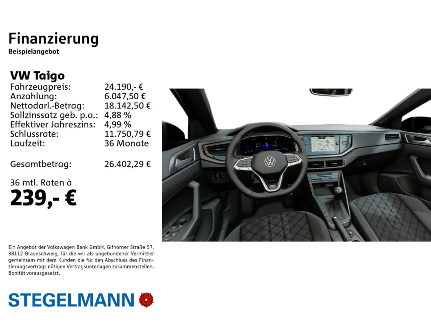 Volkswagen Taigo 1.0 TSI R-Line *LED*Navi*Sitzheizung* Schwarz - 2