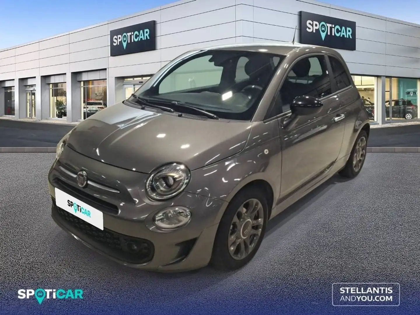 Fiat 500 1.0 Hybrid 51KW (70 CV) Connect Gris - 1