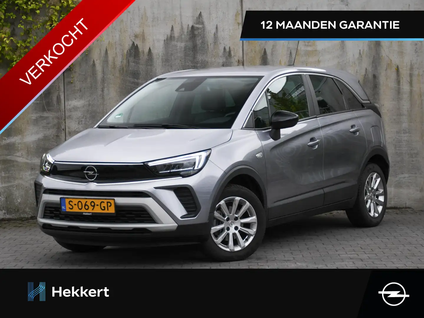 Opel Crossland GS-Line 1.2 Turbo 110pk STOEL/STUURVERWARMING | 16 Grijs - 1