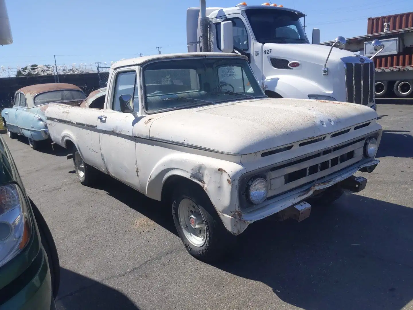 Ford F 100 unibody Blanco - 1