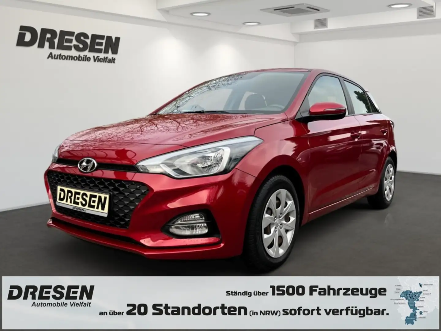 Hyundai i20 Trend 1.0 TGDI Klima*PDC*Automatik*Allwetterreifen Rouge - 1