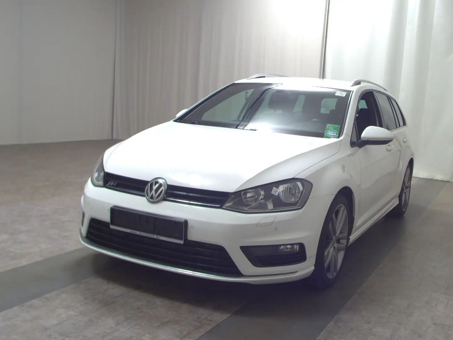 Volkswagen Golf -7 Var. 2.0 TDI R-Line Navi RFK Tempomat Bianco - 2