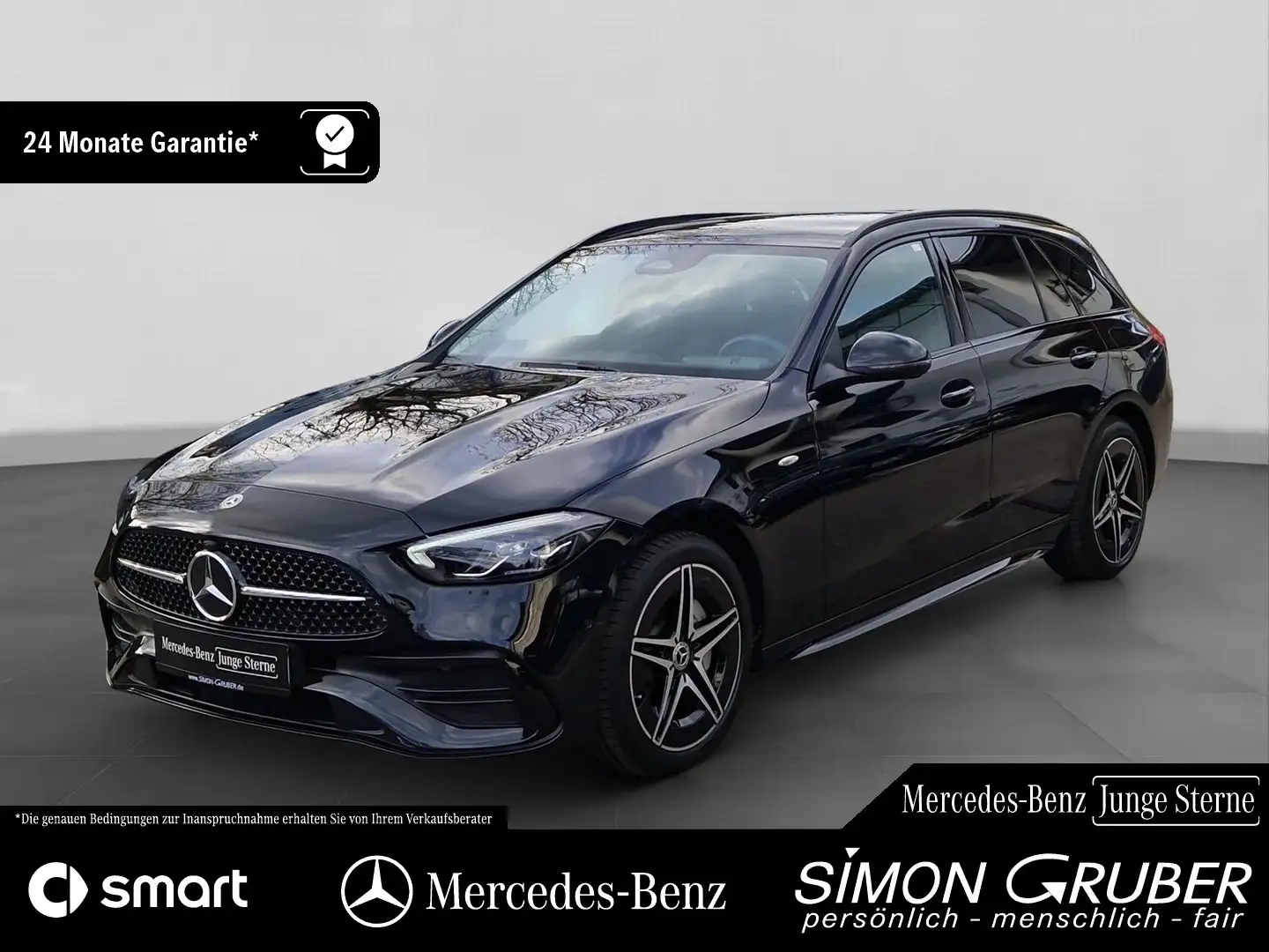 Mercedes-Benz C 300 T de 4M AMG MBUX Pano AHK Night Kamera LED Schwarz - 1