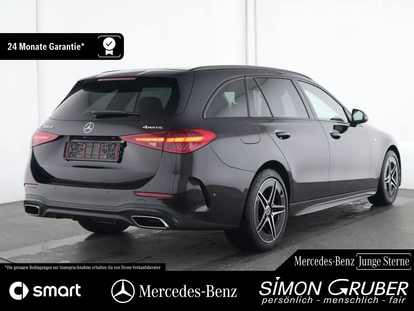 Mercedes-Benz C 300 T de 4M AMG MBUX Pano AHK Night Kamera LED Schwarz - 2