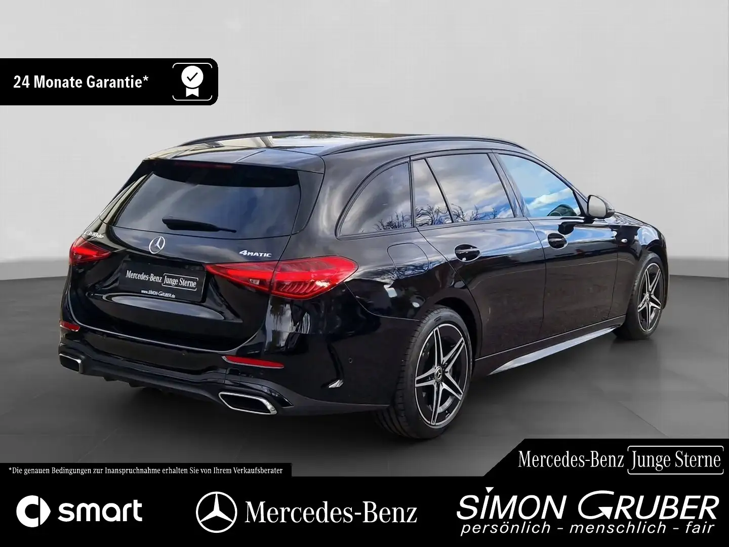 Mercedes-Benz C 300 T de 4M AMG MBUX Pano AHK Night Kamera LED Schwarz - 2