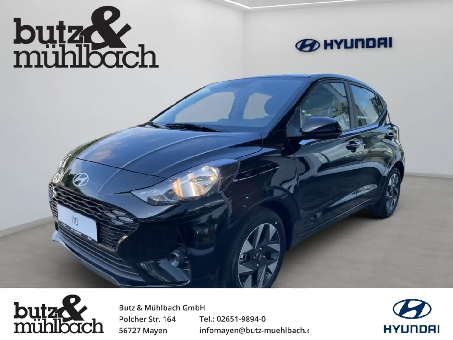 Hyundai i10 Trend 1.2 EU6e -MAYEN Schwarz - 1