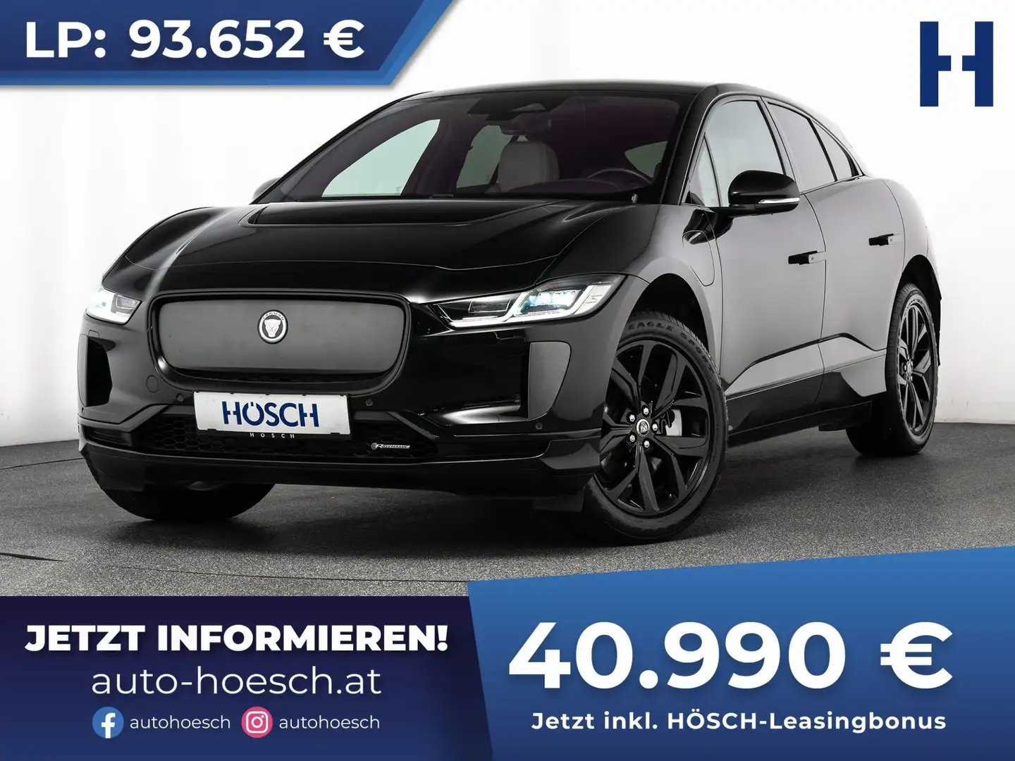 Jaguar I-Pace EV400 R-Dynamic SE AWD 3-PHASIG -56% Schwarz - 1